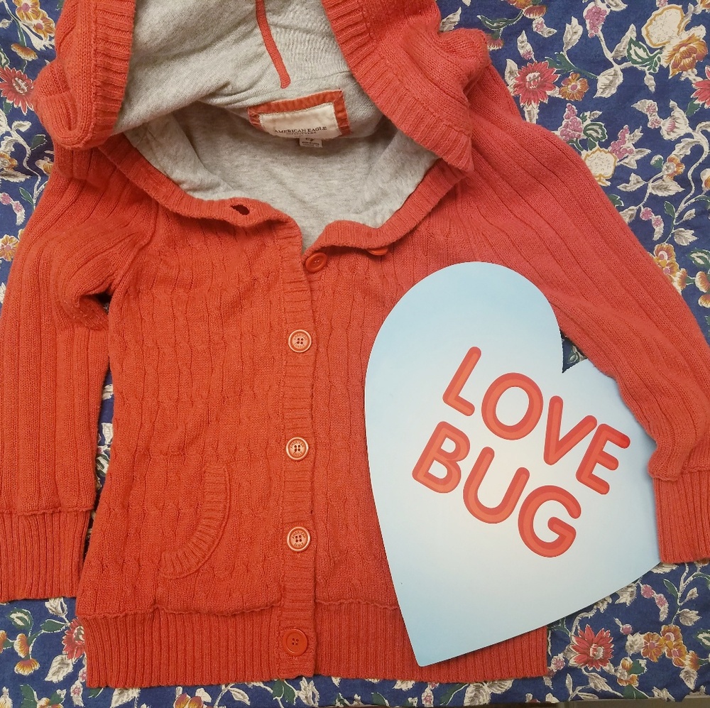 Women's hooded cardigan sweater